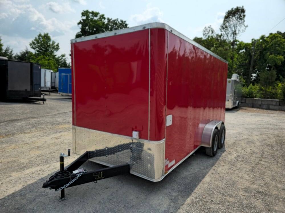 7' X 16' Flatfront Concession Trailer Food Event Catering