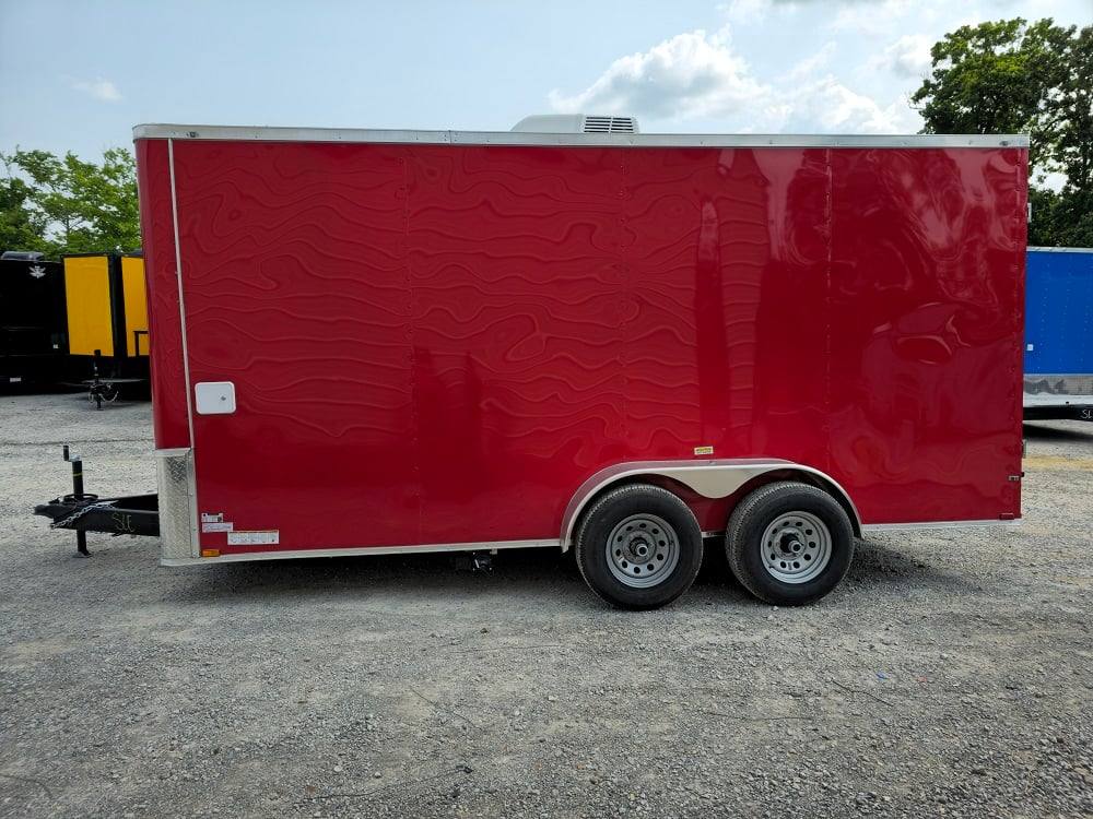 7' X 16' Flatfront Concession Trailer Food Event Catering