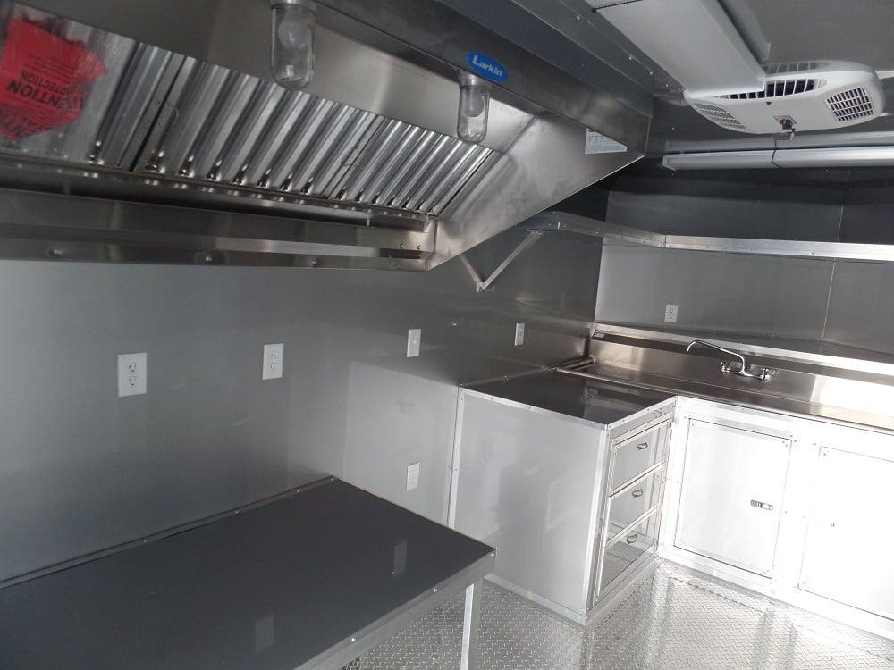 211-8.5-x-17-concession-trailer-indigo-blue-bbq-food-event-catering-4.jpg 8.5' x 17' Concession Trailer Indigo Blue BBQ Food Event Catering