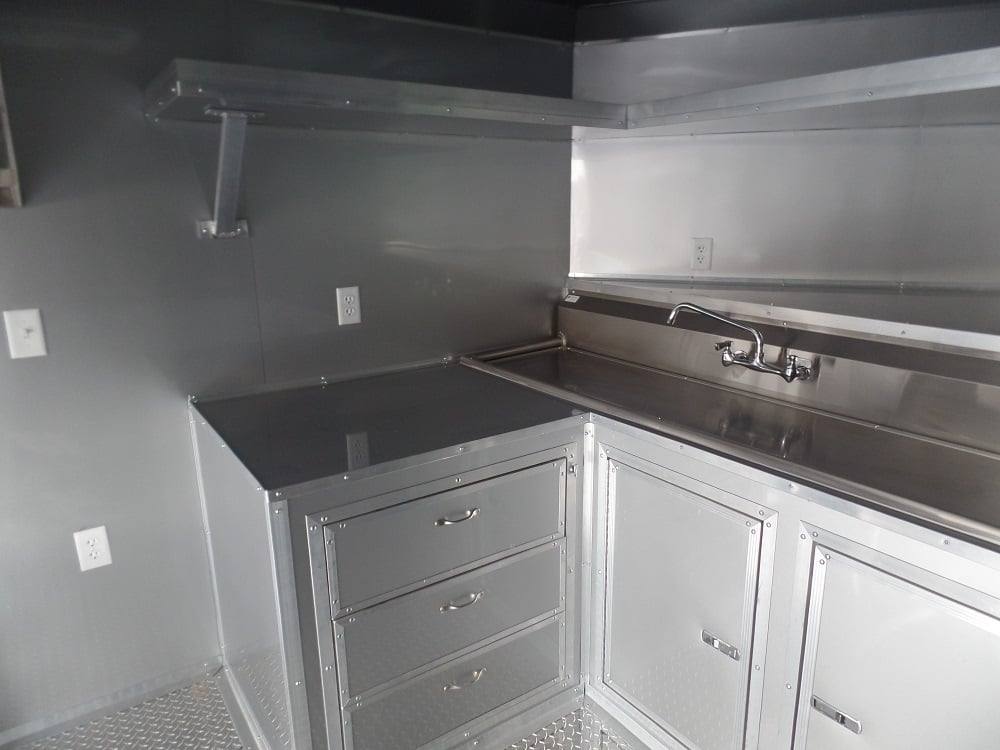 211-8.5-x-17-concession-trailer-indigo-blue-bbq-food-event-catering-8.jpg 8.5' x 17' Concession Trailer Indigo Blue BBQ Food Event Catering