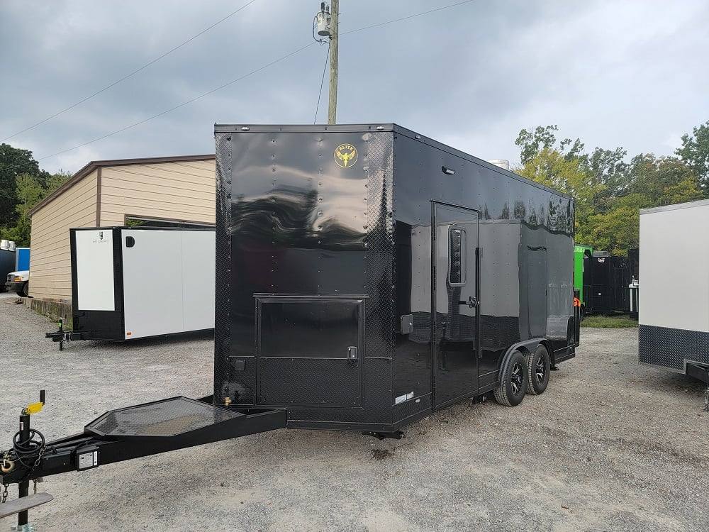 212-8.5-x-17-custom-concession-trailer-black-food-event-catering-7.jpg 8.5' X 17' Custom Concession Trailer Black Food Event Catering