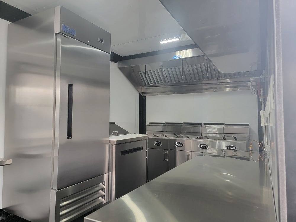 212-8.5-x-17-custom-concession-trailer-black-food-event-catering-8.jpg 8.5' X 17' Custom Concession Trailer Black Food Event Catering
