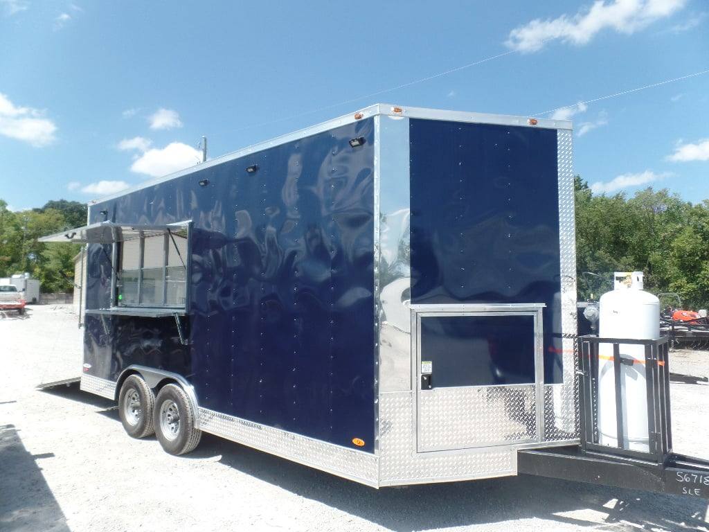 214-8.5-x-17-indigo-blue-custom-concession-food-trailer-1.jpg 8.5' x 17' Indigo Blue Custom Concession Food Trailer