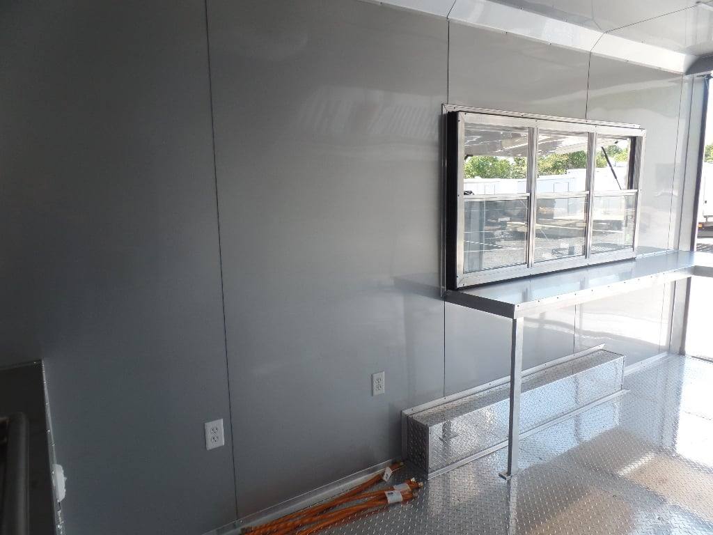 8.5' x 17' Indigo Blue Custom Concession Food Trailer