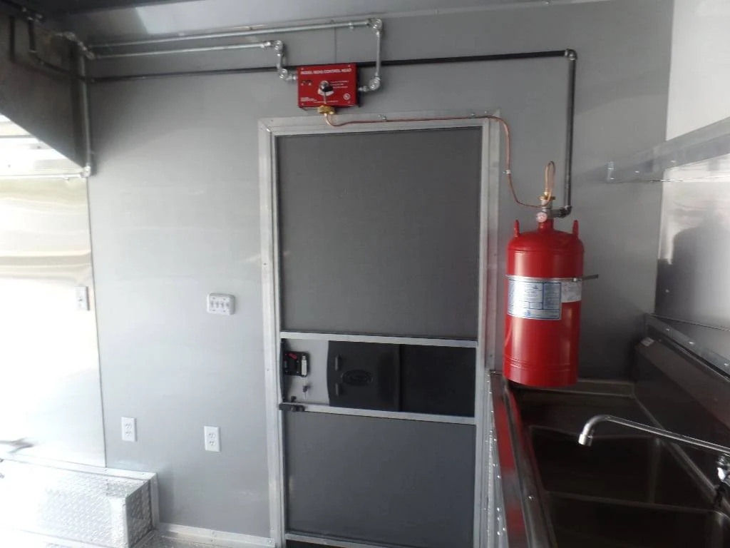 8.5' x 17' Indigo Blue Custom Concession Food Trailer