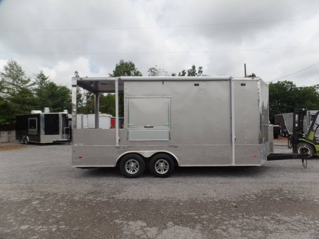 217-8.5-x-18-arizona-beige-bbq-porch-concession-food-trailer-4.jpg 8.5' x 18' Arizona Beige BBQ Porch Concession Food Trailer