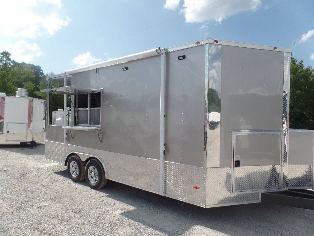 218-8.5-x-18-arizona-beige-porch-style-concession-food-trailer-with-appliances-1.jpg 8.5' x 18' Arizona Beige Porch Style Concession Food Trailer With Appliances