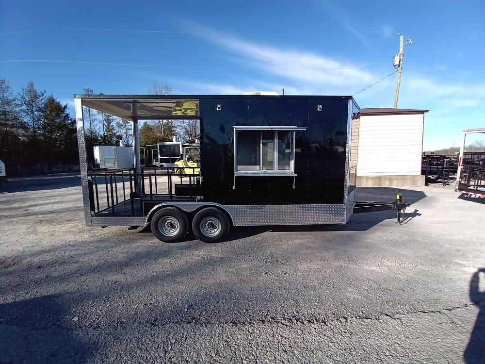219-8.5-x-18-black-bbq-porch-food-vending-concession-trailer-12.jpg 8.5' x 18' Black BBQ Porch Food Vending Concession Trailer