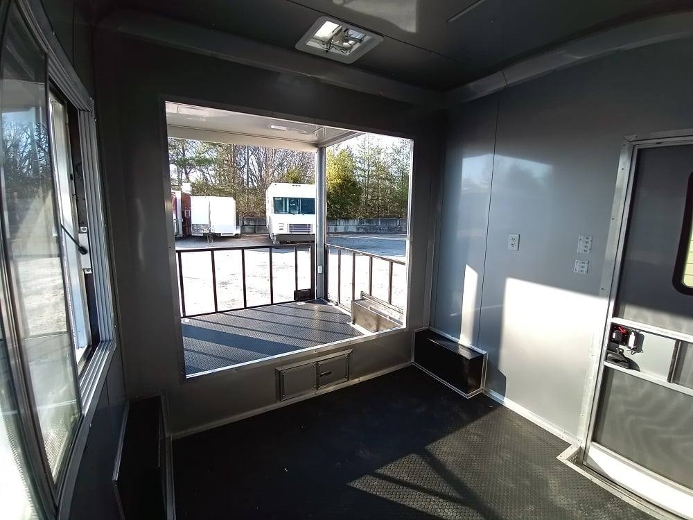 219-8.5-x-18-black-bbq-porch-food-vending-concession-trailer-20.jpg 8.5' x 18' Black BBQ Porch Food Vending Concession Trailer