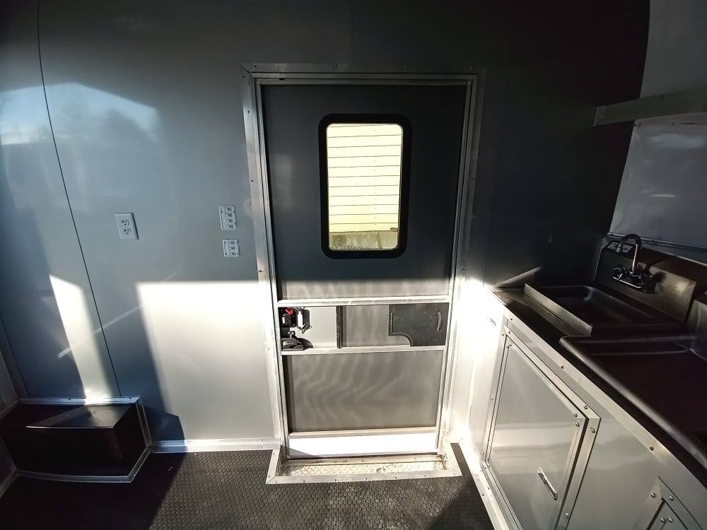 219-8.5-x-18-black-bbq-porch-food-vending-concession-trailer-23.jpg 8.5' x 18' Black BBQ Porch Food Vending Concession Trailer