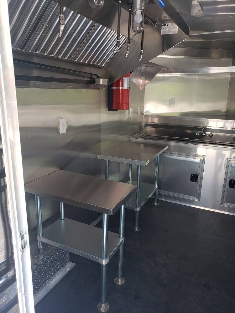 220-8.5-x-18-black-bbq-vending-concession-trailer-14.jpg 8.5' x 18' Black BBQ Vending Concession Trailer