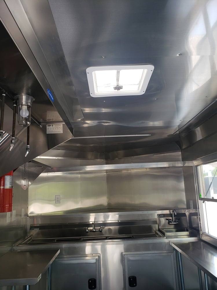 220-8.5-x-18-black-bbq-vending-concession-trailer-16.jpg 8.5' x 18' Black BBQ Vending Concession Trailer