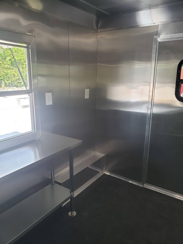 220-8.5-x-18-black-bbq-vending-concession-trailer-19.jpg 8.5' x 18' Black BBQ Vending Concession Trailer