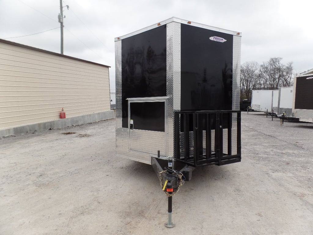 223-8.5-x-18-black-concession-food-event-catering-trailer-17.jpg 8.5' x 18' Black Concession Food Event Catering Trailer