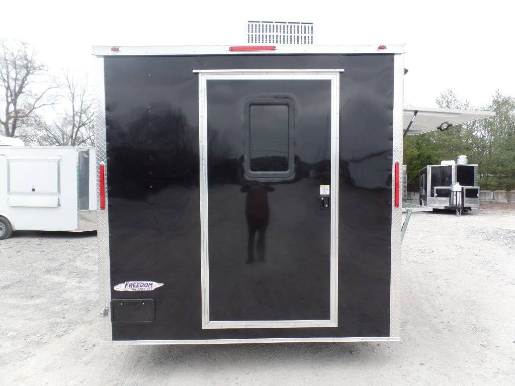 223-8.5-x-18-black-concession-food-event-catering-trailer-7.jpg 8.5' x 18' Black Concession Food Event Catering Trailer
