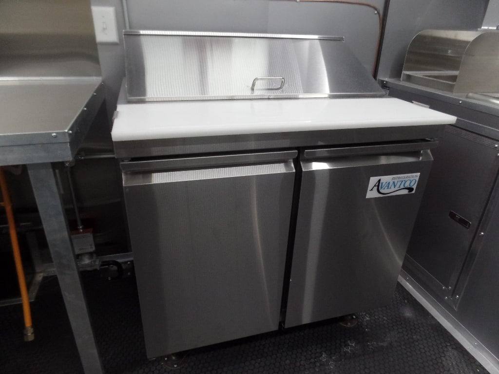 224-8.5-x-18-black-concession-food-trailer-with-appliances-13.jpg 8.5' x 18' Black Concession Food Trailer With Appliances