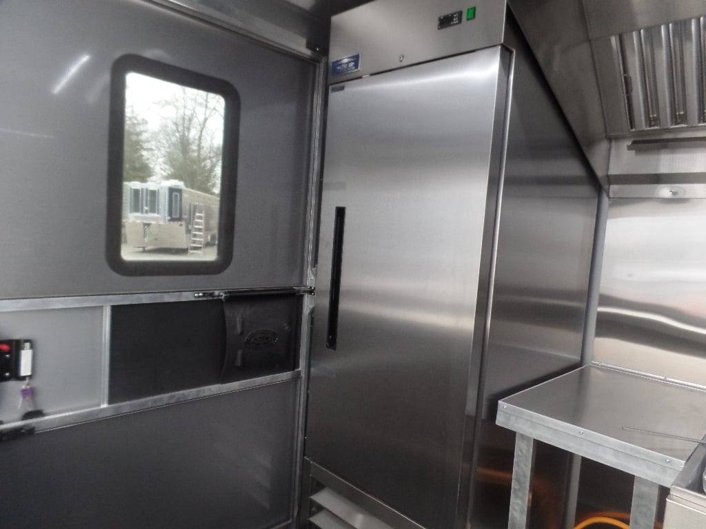 224-8.5-x-18-black-concession-food-trailer-with-appliances-14.jpg 8.5' x 18' Black Concession Food Trailer With Appliances