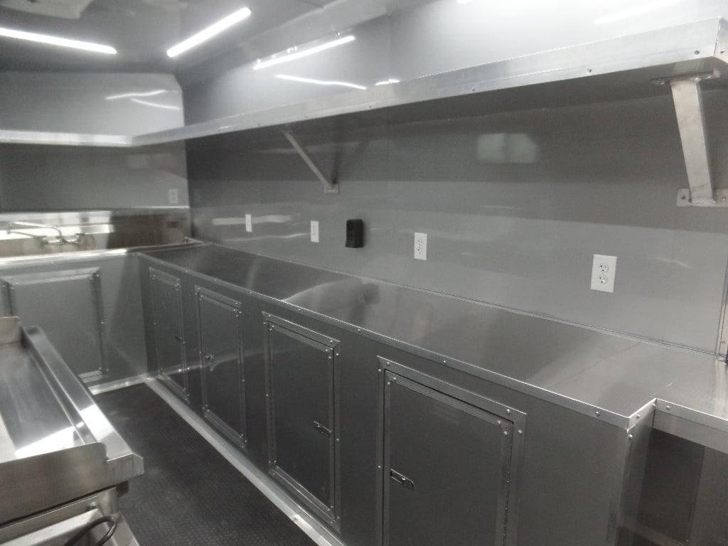 224-8.5-x-18-black-concession-food-trailer-with-appliances-2.jpg 8.5' x 18' Black Concession Food Trailer With Appliances
