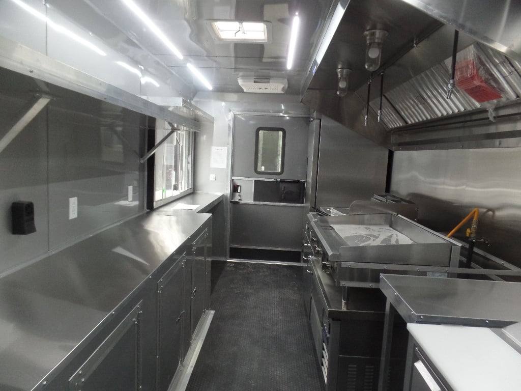 224-8.5-x-18-black-concession-food-trailer-with-appliances-20.jpg 8.5' x 18' Black Concession Food Trailer With Appliances