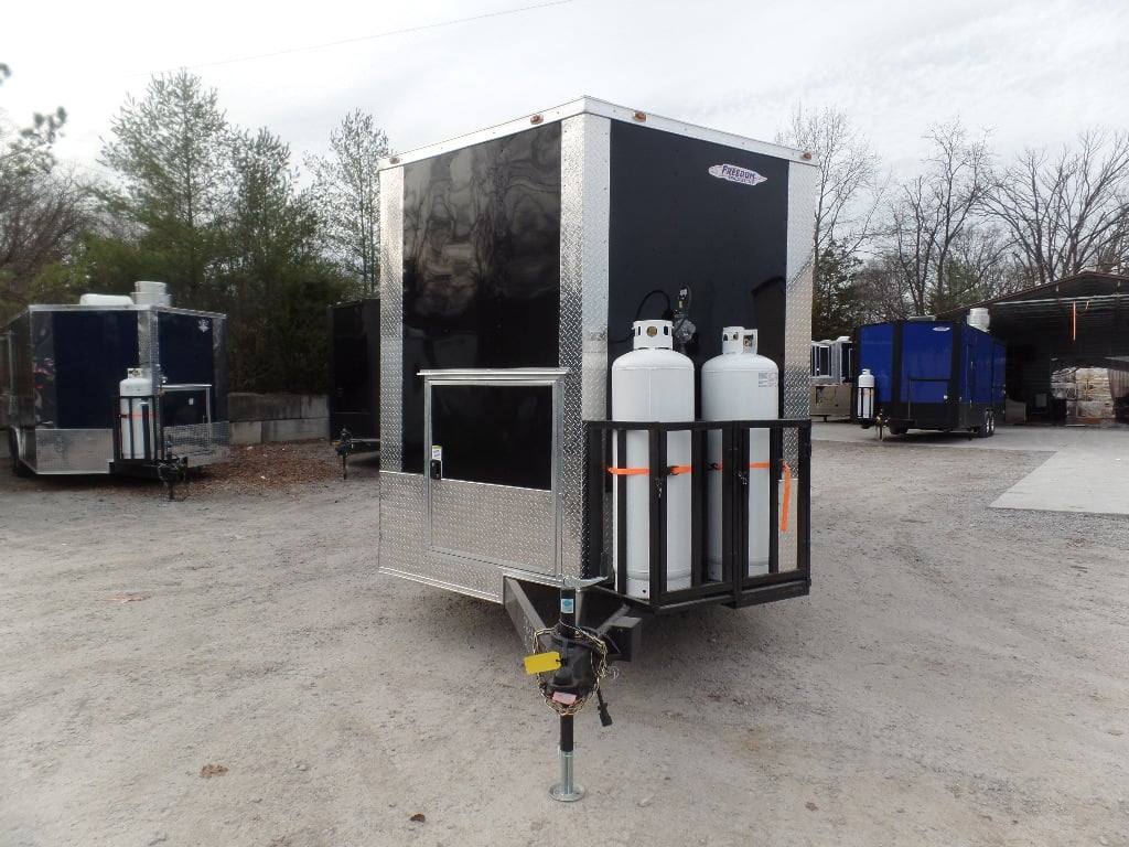 224-8.5-x-18-black-concession-food-trailer-with-appliances-37.jpg 8.5' x 18' Black Concession Food Trailer With Appliances