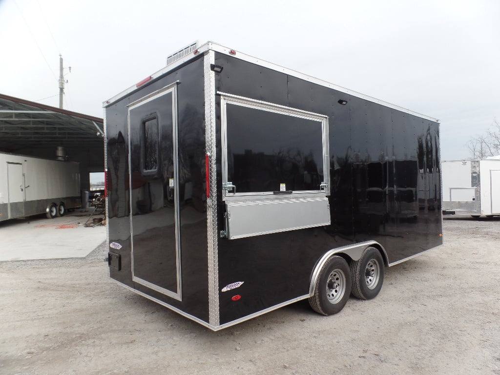 224-8.5-x-18-black-concession-food-trailer-with-appliances-9.jpg 8.5' x 18' Black Concession Food Trailer With Appliances
