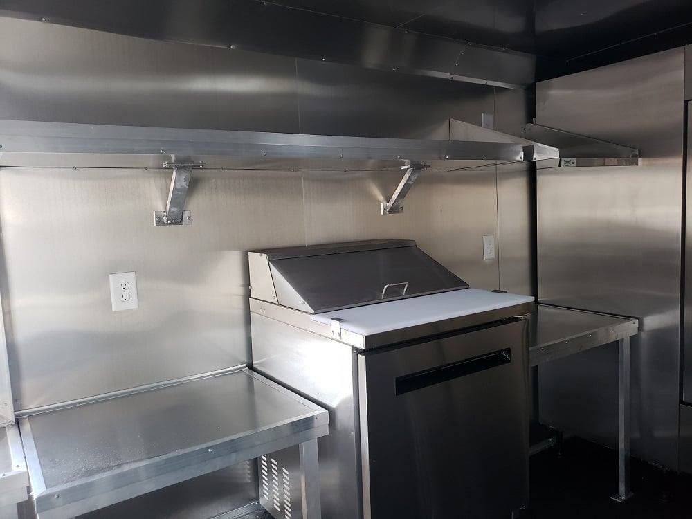 225-8.5-x-18-black-concession-food-trailer-with-appliances-11.jpg 8.5' x 18' Black Concession Food Trailer With Appliances