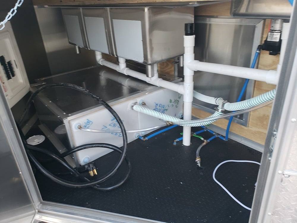 225-8.5-x-18-black-concession-food-trailer-with-appliances-20.jpg 8.5' x 18' Black Concession Food Trailer With Appliances