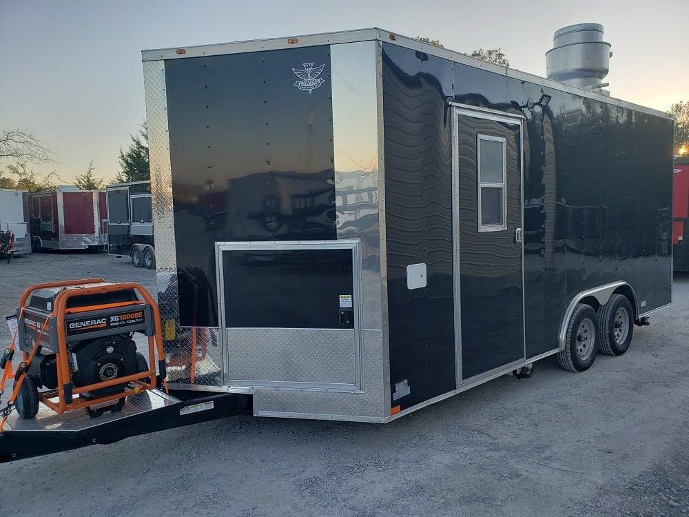 225-8.5-x-18-black-concession-food-trailer-with-appliances-26.jpg 8.5' x 18' Black Concession Food Trailer With Appliances