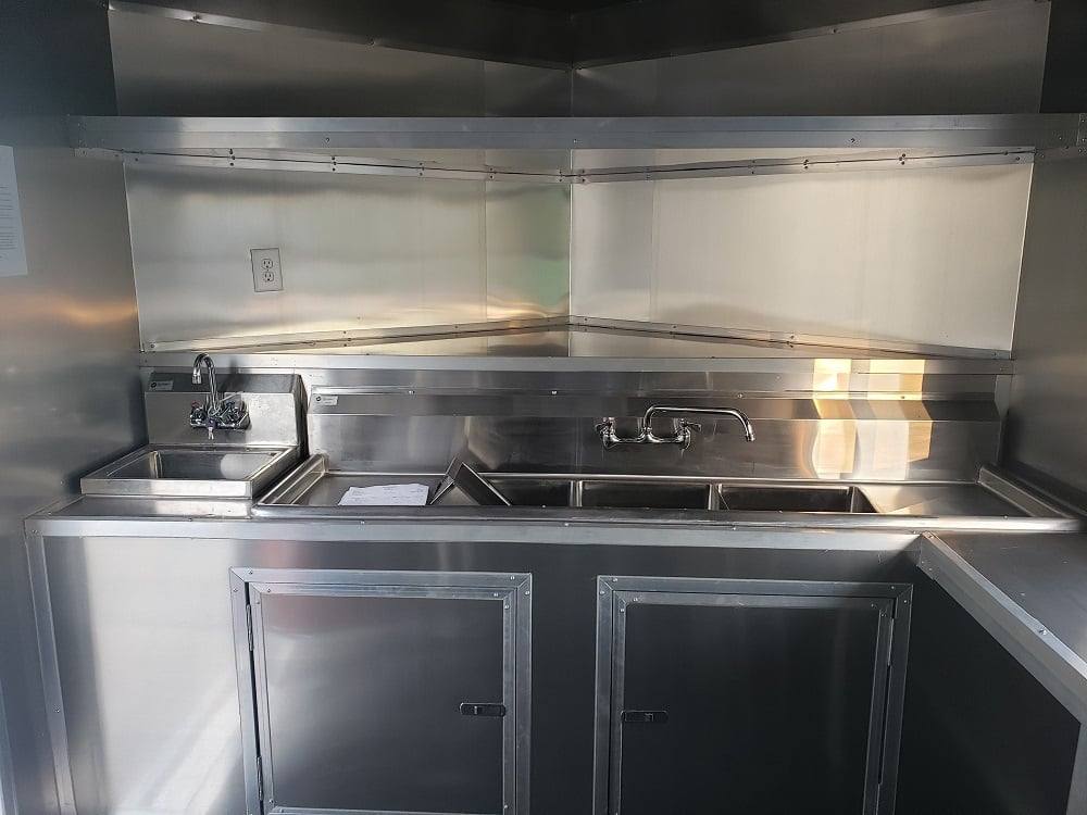 225-8.5-x-18-black-concession-food-trailer-with-appliances-6.jpg 8.5' x 18' Black Concession Food Trailer With Appliances