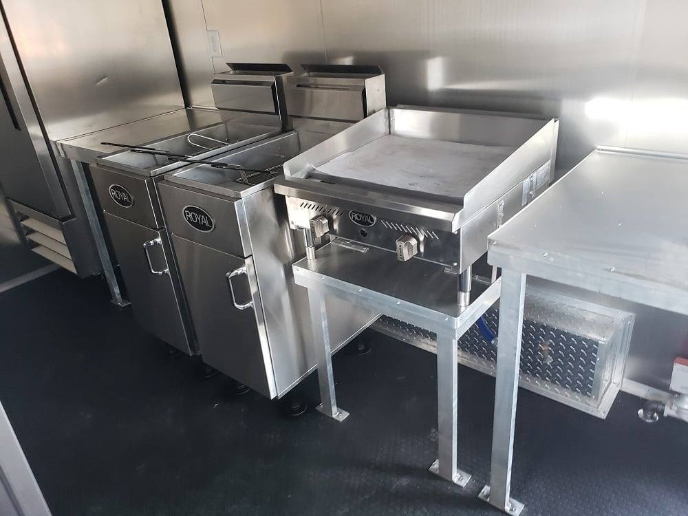 225-8.5-x-18-black-concession-food-trailer-with-appliances-9.jpg 8.5' x 18' Black Concession Food Trailer With Appliances