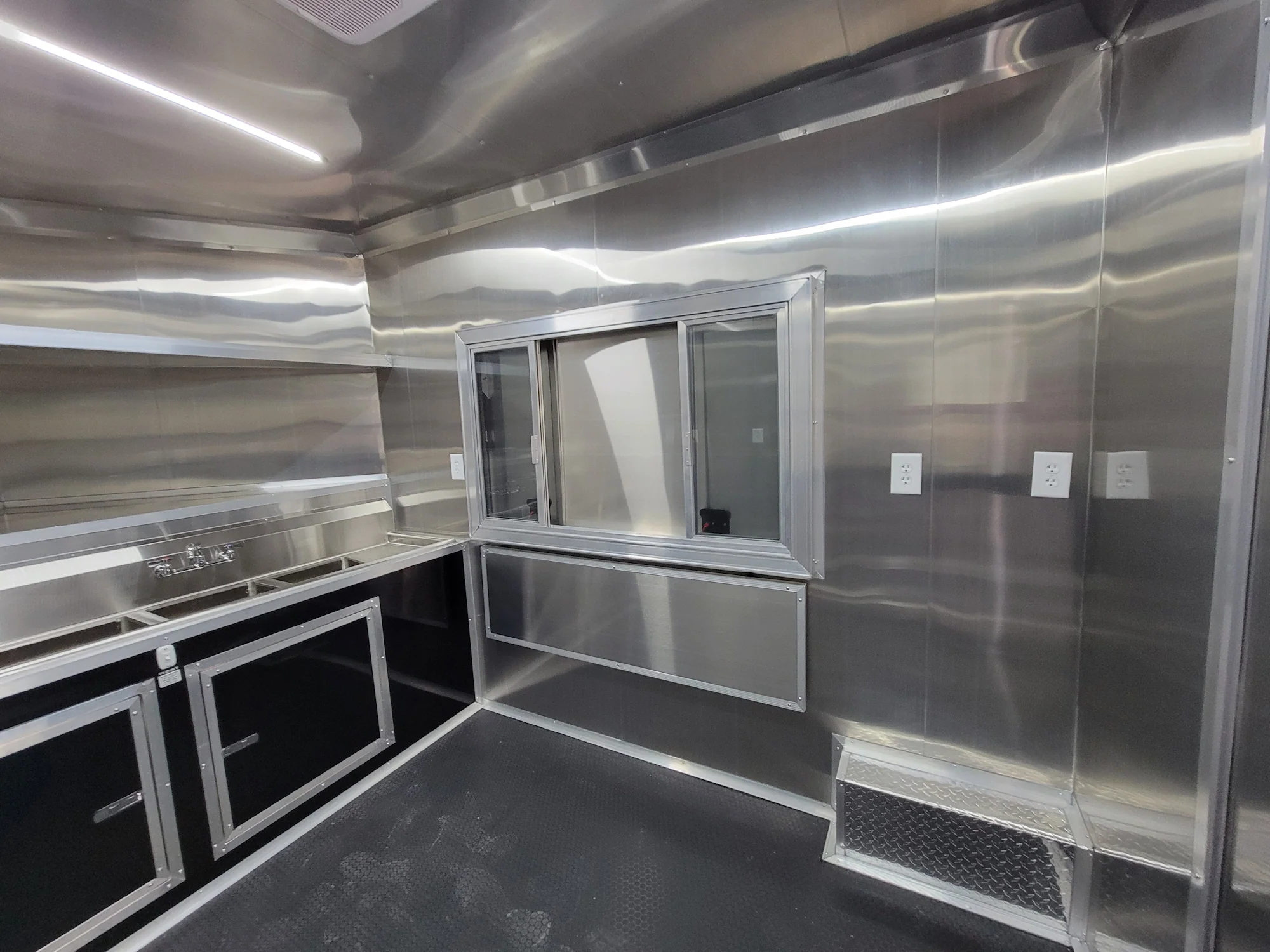 226-8.5-x-18-black-concession-trailer-with-8ft-bbq-porch-food-event-catering-21.webp 8.5' X 18' Black Concession Trailer With 8ft BBQ Porch Food Event Catering