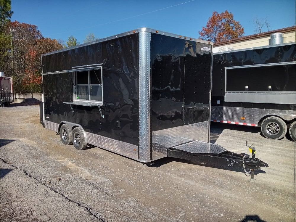 227-8.5-x-18-black-flat-nose-concession-trailer-with-appliances-11.jpg 8.5' x 18' Black Flat Nose Concession Trailer with Appliances