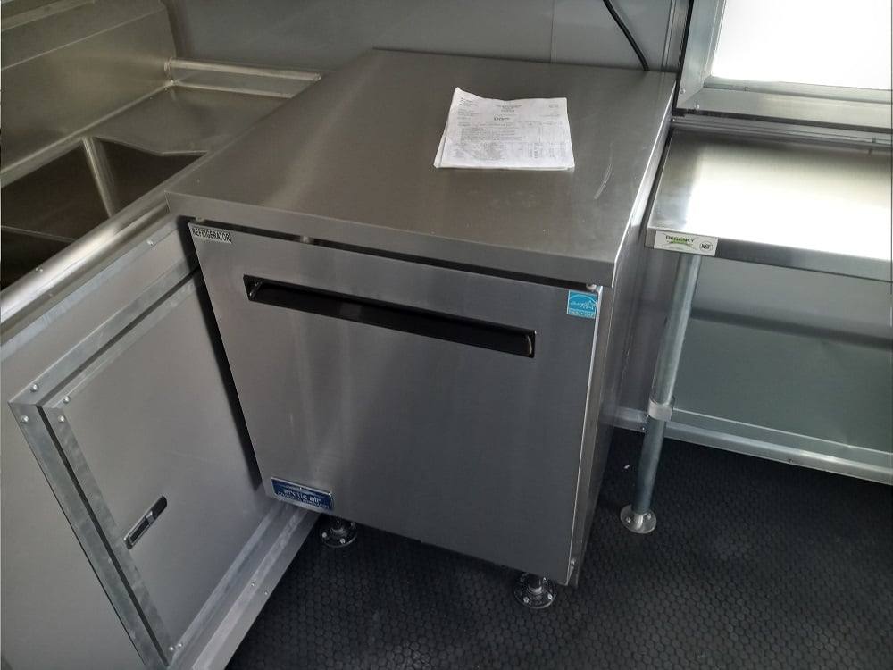 227-8.5-x-18-black-flat-nose-concession-trailer-with-appliances-19.jpg 8.5' x 18' Black Flat Nose Concession Trailer with Appliances