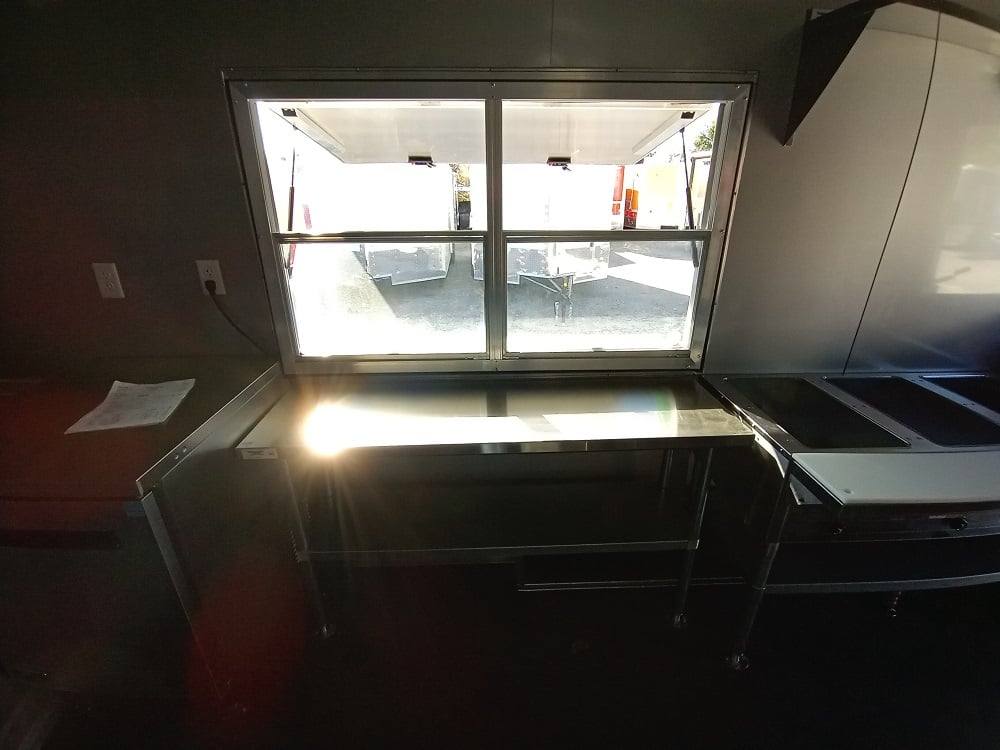 227-8.5-x-18-black-flat-nose-concession-trailer-with-appliances-21.jpg 8.5' x 18' Black Flat Nose Concession Trailer with Appliances