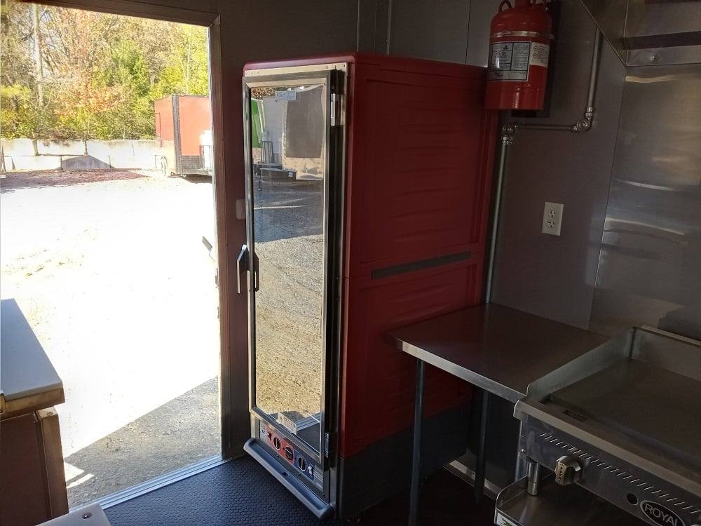 227-8.5-x-18-black-flat-nose-concession-trailer-with-appliances-22.jpg 8.5' x 18' Black Flat Nose Concession Trailer with Appliances