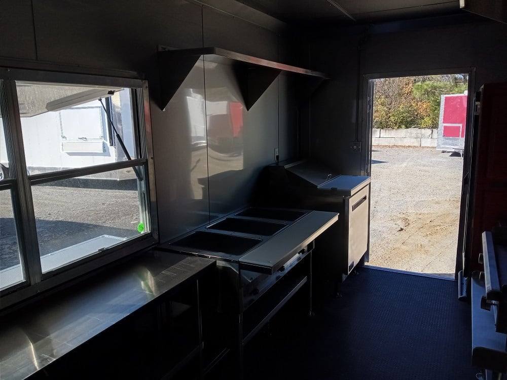 227-8.5-x-18-black-flat-nose-concession-trailer-with-appliances-24.jpg 8.5' x 18' Black Flat Nose Concession Trailer with Appliances