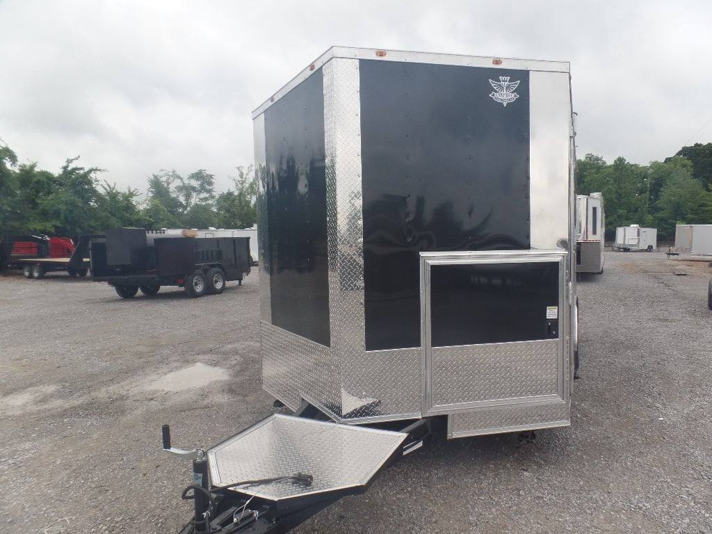 228-8.5-x-18-black-food-catering-concession-trailer-14.jpg 8.5' x 18' Black Food Catering Concession Trailer