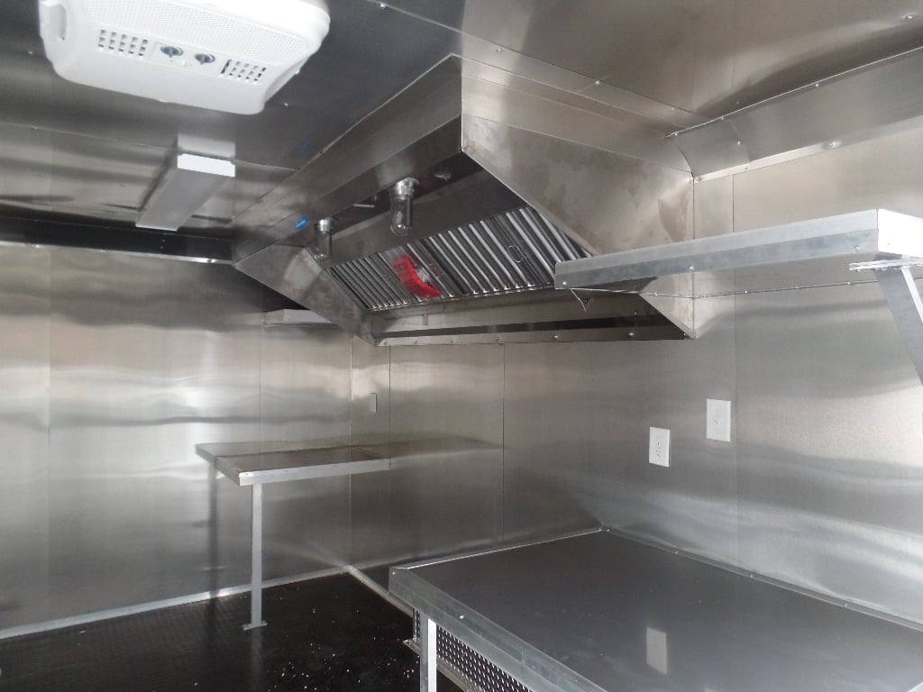 228-8.5-x-18-black-food-catering-concession-trailer-19.jpg 8.5' x 18' Black Food Catering Concession Trailer