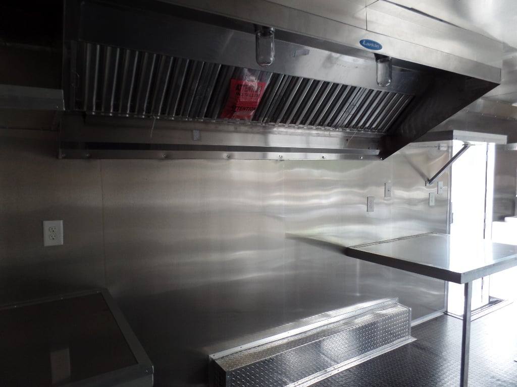 228-8.5-x-18-black-food-catering-concession-trailer-6.jpg 8.5' x 18' Black Food Catering Concession Trailer