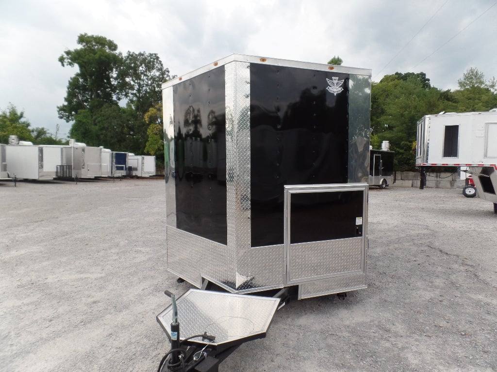 229-8.5-x-18-black-food-catering-concession-trailer-with-appliances-21.jpg 8.5' x 18' Black Food Catering Concession Trailer With Appliances