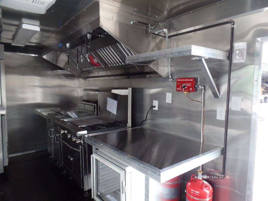 229-8.5-x-18-black-food-catering-concession-trailer-with-appliances-23.jpg 8.5' x 18' Black Food Catering Concession Trailer With Appliances