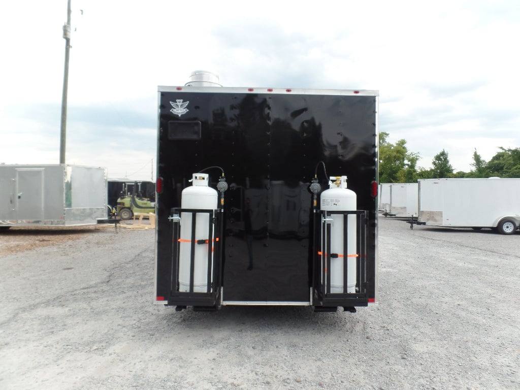 229-8.5-x-18-black-food-catering-concession-trailer-with-appliances-24.jpg 8.5' x 18' Black Food Catering Concession Trailer With Appliances