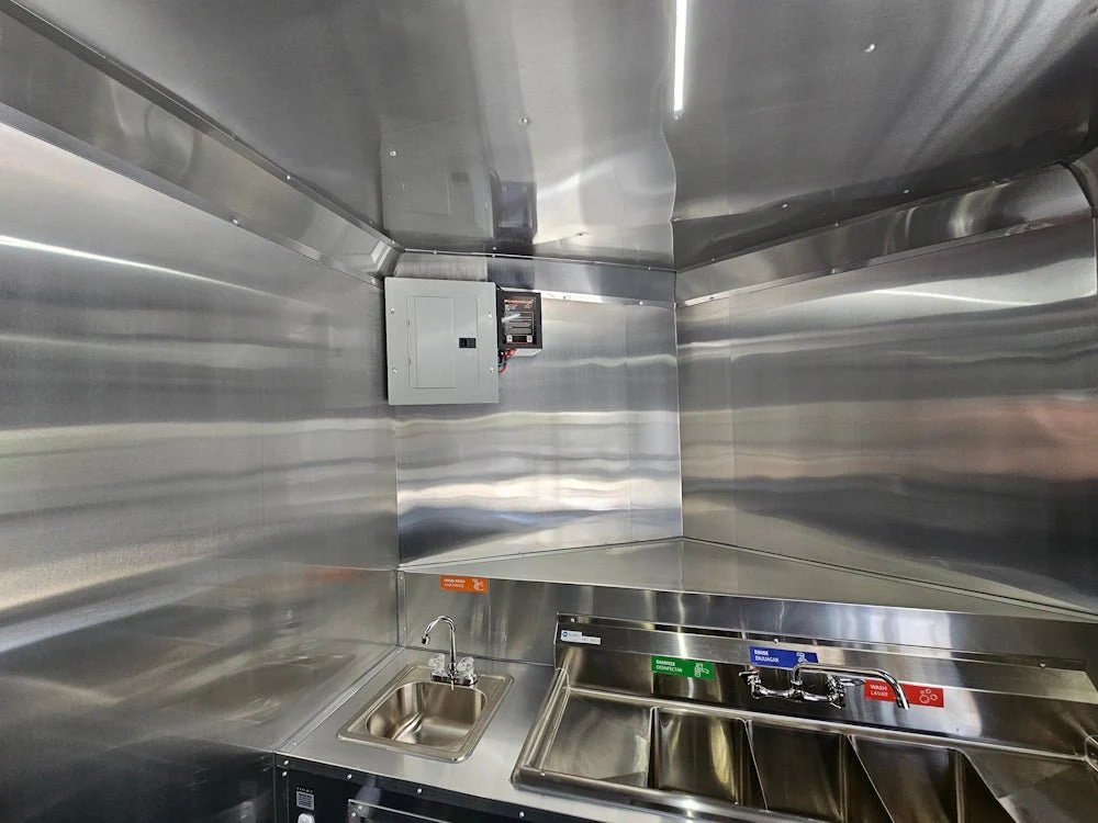 7' X 16' White Concession Trailer Food Event Catering