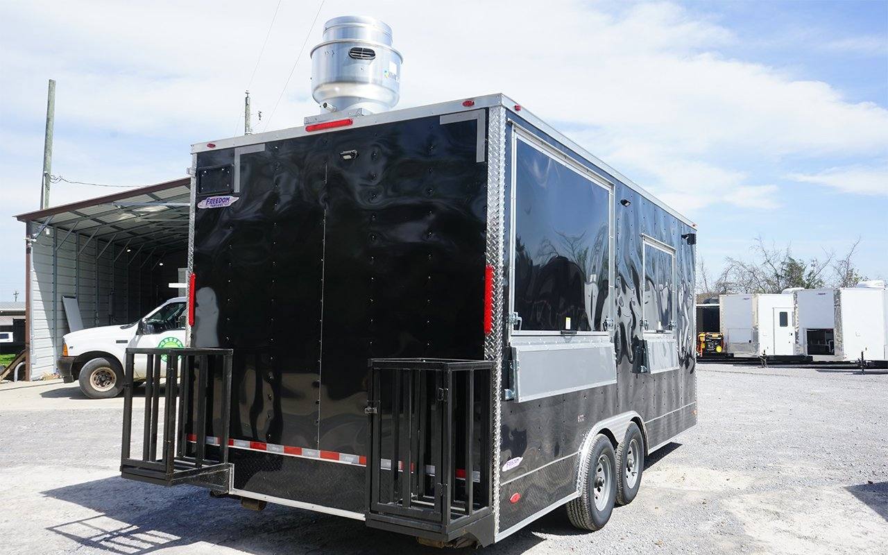 230-8.5-x-18-black-porch-style-concession-trailer-2.jpg 8.5' x 18' Black Porch Style Concession Trailer