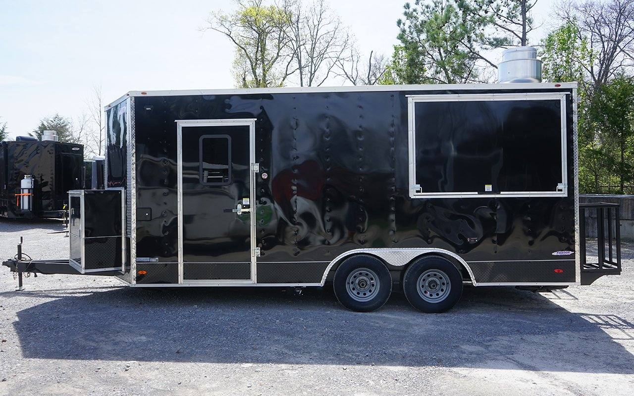 230-8.5-x-18-black-porch-style-concession-trailer-5.jpg 8.5' x 18' Black Porch Style Concession Trailer