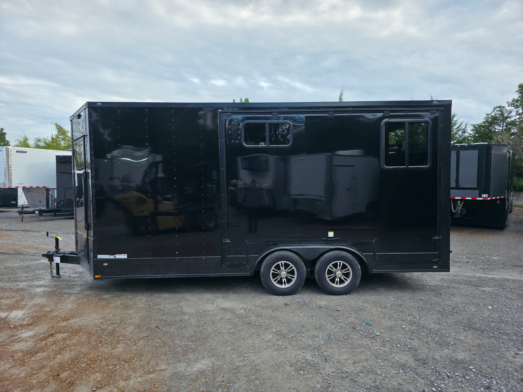 234-8.5-x-18-black-with-blackout-petting-zoo-enclosed-trailer-4.webp 8.5' X 18' Black With Blackout Petting Zoo Enclosed Trailer