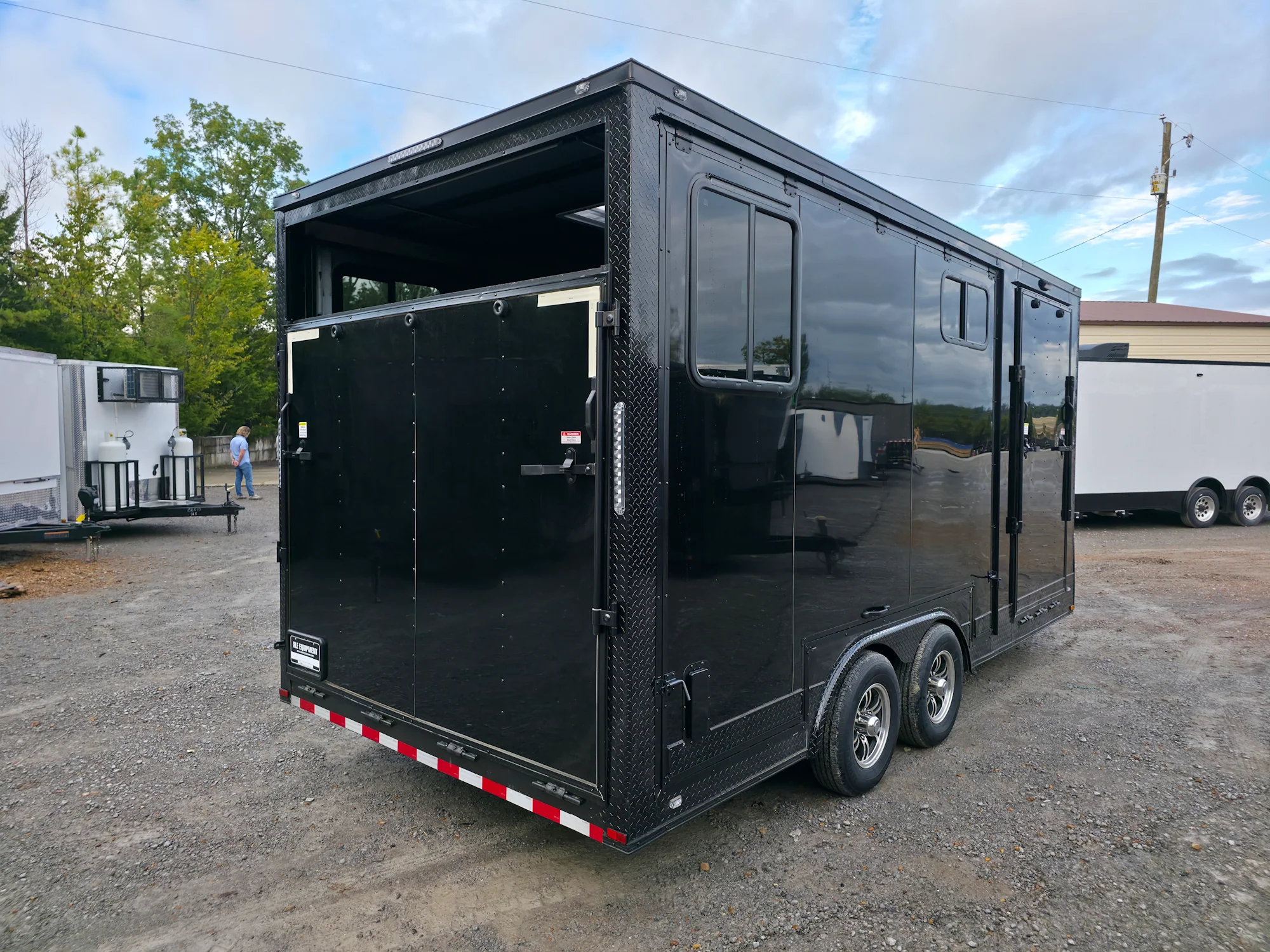 234-8.5-x-18-black-with-blackout-petting-zoo-enclosed-trailer-7.webp 8.5' X 18' Black With Blackout Petting Zoo Enclosed Trailer