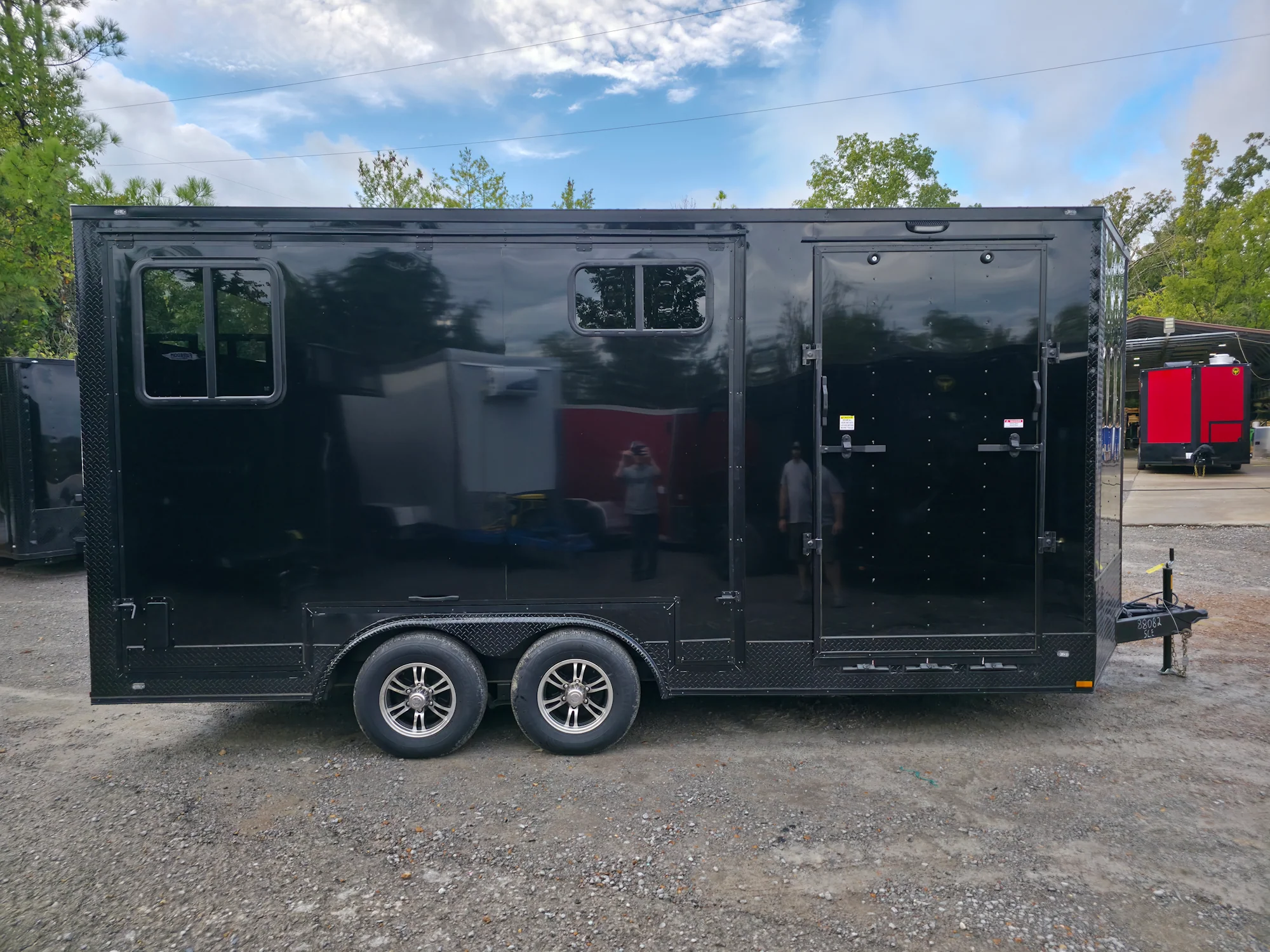 234-8.5-x-18-black-with-blackout-petting-zoo-enclosed-trailer-8.webp 8.5' X 18' Black With Blackout Petting Zoo Enclosed Trailer