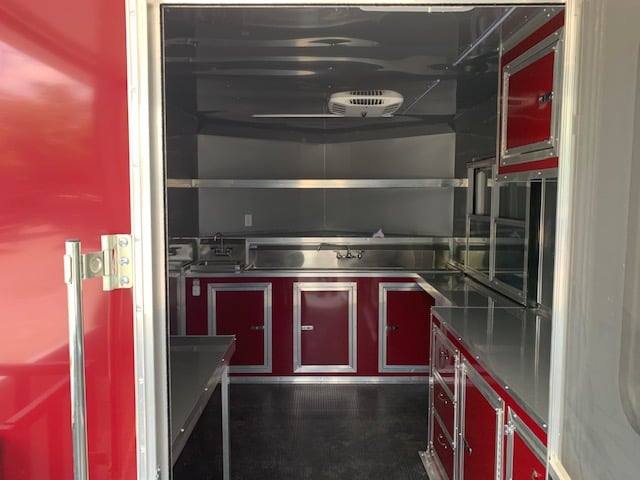 8.5' x 18' Brandy Wine BBQ Porch Concession Food Trailer