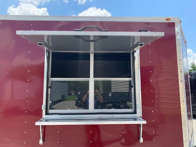 8.5' x 18' Brandy Wine BBQ Porch Concession Food Trailer